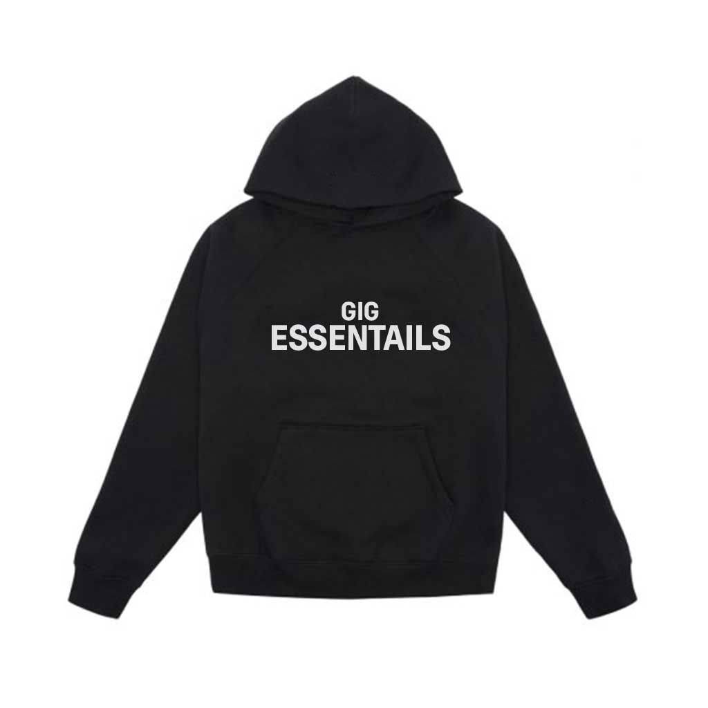 Stealth Black Essential Hoodie: Blend into Style